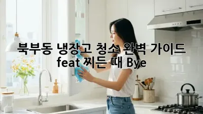 북부동 냉장고 청소✨ 완벽 가이드 (feat. 찌든 때 Bye!)